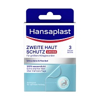 HANSAPLAST Zweite Haut Schutz Pflaster groß - 3Stk