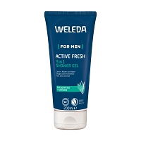 WELEDA for Men Active Fresh 3in1 Shower Gel - 200ml - Körper- & Haarpflege