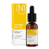 N1 Vitamin D3+K2 Tropfen - 20ml