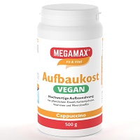 AUFBAUKOST vegan Cappuccino Megamax Pulver - 500g