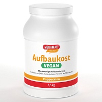 AUFBAUKOST vegan Cappuccino Megamax Pulver - 1500g