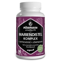 MARIENDISTEL KOMPLEX Artischocke+Löwenzahn veg.Kps - 90Stk - Entgiften-Entschlacken-Entsäuern