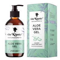 VON KINSKY Bio Aloe Vera Gel Feuchtigkeitspflege - 250ml - Haus- & Reiseapotheke