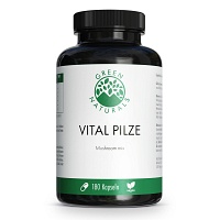 GREEN NATURALS Vital Pilze Cordyceps Reishi vegan - 180Stk - Vegan