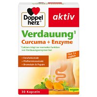 DOPPELHERZ Verdauung Curcuma+Enzyme Kapseln - 30Stk - Magen & Verdauung