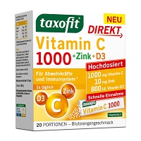 TAXOFIT Vitamin C 1000+Zink+D3 Direkt Granulat - 20Stk