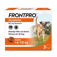FRONTPRO 28 mg Kautabletten f.Hunde >4-10 kg - 3Stk - AKTIONSARTIKEL
