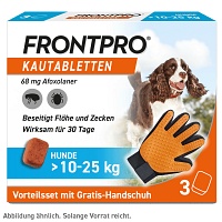 FRONTPRO 68 mg Kautabletten f.Hunde >10-25 kg - 3Stk - Tiergesundheit