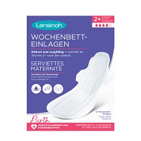 LANSINOH Wochenbett-Einlagen 2+ Wochen nach Geburt - 12Stk