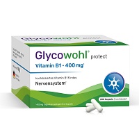 GLYCOWOHL Vitamin B1 Thiamin 400 mg hochdos.Kaps. - 200Stk - Vegan