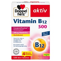 DOPPELHERZ Vitamin B12 500 Tabletten - 120Stk - Energie & Leistungsfähigkeit