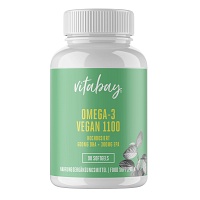 OMEGA-3 1100 mg vegan 600mg DHA+300mg EPA Weichk. - 90Stk - Vegan