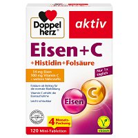 DOPPELHERZ Eisen+Vit.C+L-Histidin Tabletten - 120Stk - Produkte für Frauen