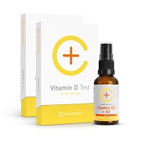 KONTROLLSET 2 Vitamin D Test+Vitamin D Spray - 1Stk - Vegan