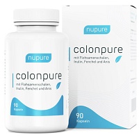 NUPURE colonpure m.Flohsamenschalen & Inulin Kaps. - 90Stk - Entgiften-Entschlacken-Entsäuern