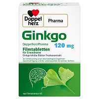 GINKGO DOPPELHERZPHARMA 120 mg Filmtabletten - 120Stk - Gedächtnis, Nerven & Beruhigung