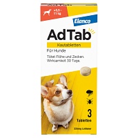 ADTAB 225 mg Kautabletten für Hunde >5,5-11 kg - 3Stk