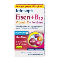 TETESEPT Eisen+B12 Vitamin C+Folsäure Filmtabl. - 30Stk