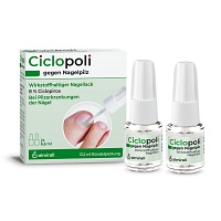 CICLOPOLI gegen Nagelpilz wirkstoffhalt.Nagellack - 2X6.6ml