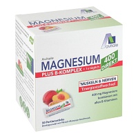 MAGNESIUM 400+B-Komplex direkt Pfir.Mar.Gra.Sticks - 50X2.5g - Für Frauen & Männer