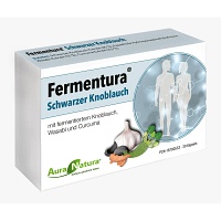 AURANATURA Fermentura schwarzer Knoblauch Kapseln - 30Stk - Entgiften-Entschlacken-Entsäuern