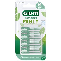 GUM SOFT-PICKS MINTY medium - 80Stk - Interdentalreinigung