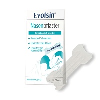 EVOLSIN Nasenpflaster extra stark transparent - 30Stk - Nase frei