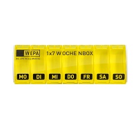 WEPA 1x7 Wochenbox UV-Schutz+ gelb - 1Stk
