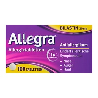 ALLEGRA Allergietabletten 20 mg Tabletten - 100Stk