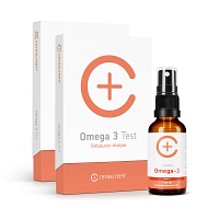 KONTROLLSET Omega-3 Tests+Omega-3 Spray Kombipack. - 1Stk - Schnelltests, Testkits