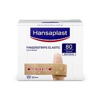 HANSAPLAST Elastic Finger Pflasterstrips - 80Stk