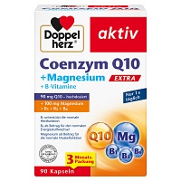 DOPPELHERZ Coenzym Q10 Extra+Magnesium Kapseln - 90Stk - Energie & Leistungsfähigkeit