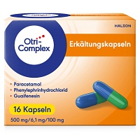 OTRICOMPLEX Erkältungskapseln 500mg/6,1mg/100mg - 2X8Stk