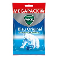 WICK BLAU Menthol Bonbons m.Zucker Beutel MEGAPACK - 144g