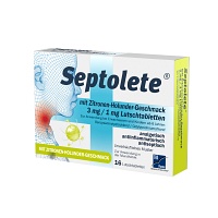 SEPTOLETE m.Zitronen-Holund.Geschm.3mg/1mg Lut.-T. - 16Stk