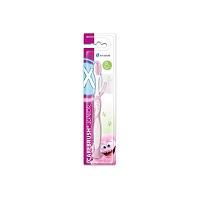 MIRADENT Carebrush Junior Zahnbürste 6-12 J.pink - 1Stk - Zahn- & Mundpflege