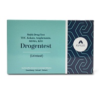 ASPILOS Drogentest AMPH KOK MDMA THC BZO Urin - 1Stk - Schnelltests, Testkits