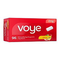 VOYE Citrus 2 mg wirkstoffhalt.Kaugummi m.Nikotin - 96Stk