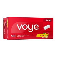 VOYE Citrus 4 mg wirkstoffhalt.Kaugummi m.Nikotin - 96Stk