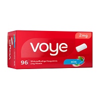 VOYE Mint 2 mg wirkstoffhalt.Kaugummi mit Nikotin - 96Stk