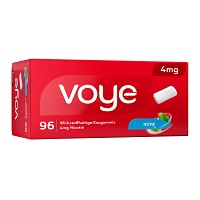 VOYE Mint 4 mg wirkstoffhalt.Kaugummi mit Nikotin - 96Stk