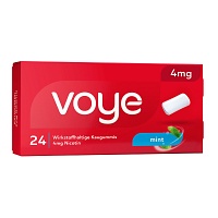 VOYE Mint 4 mg wirkstoffhalt.Kaugummi mit Nikotin - 24Stk