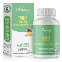 TAURIN VEGAN 1000 mg Kapseln - 120Stk - Entgiften-Entschlacken-Entsäuern
