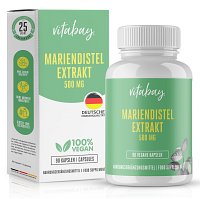 MARIENDISTEL 500 mg Extrakt Kapseln - 90Stk - Entgiften-Entschlacken-Entsäuern