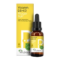 VITAMIN D3+K2 Pflüger PUR 500 I.E./25 µg Tropfen - 30ml