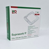 SUPRASORB P PU-Schaumv.selbstklebend 7,5x7,5 cm - 10Stk