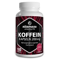 KOFFEIN 200 mg hochdosiert Kapseln - 180Stk - Gedächtnis & Konzentration