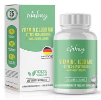 VITAMIN C+BIOFLAVONOIDE 1000 mg vegan hochdosiert - 180Stk - Vegan