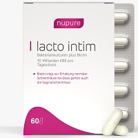LACTO INTIM Milchsäurebakterien+Biotin msr.Kaps. - 60Stk - Intimpflege