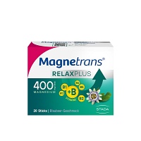 MAGNETRANS Relax+ 400 mg Granulat Sticks Blaubeere - 20Stk